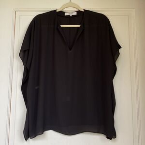 Drapey Black Blouse By Crosby By Mollie Burch